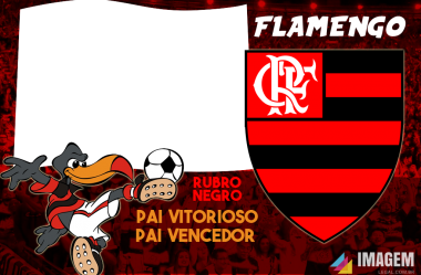 Moldura de convites do flamengo para editar online