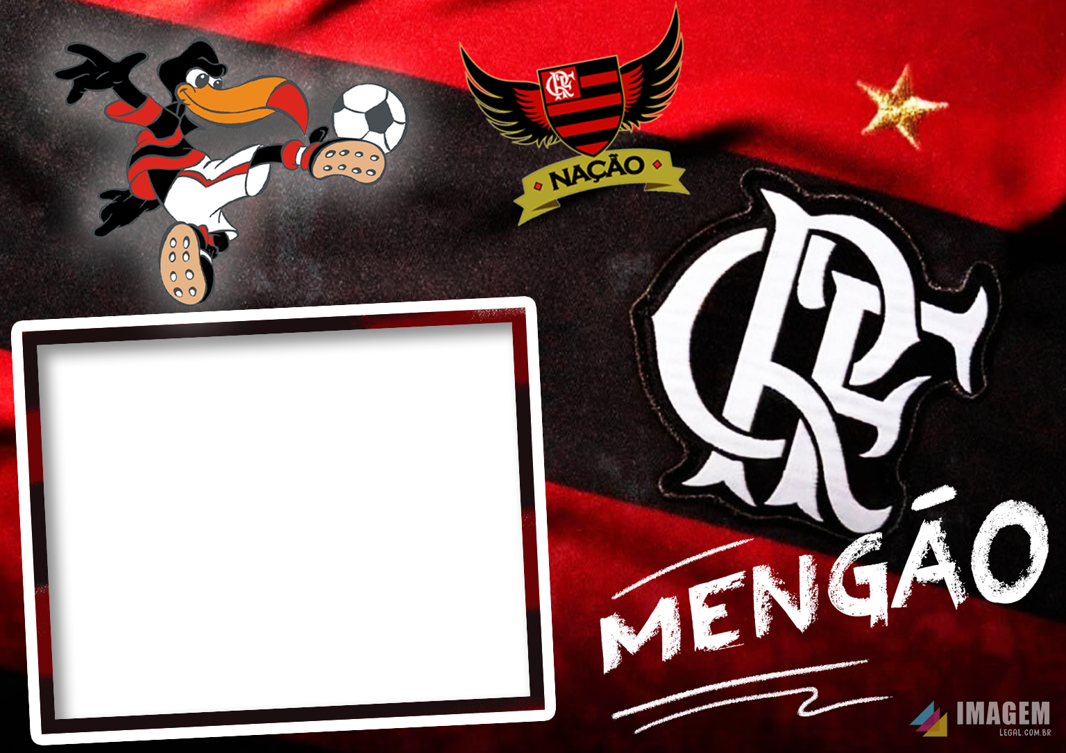Moldura Mengão PNG Flamengo Imagem Legal