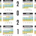 Base Calendário 2021 Vermelho - Imagem Legal