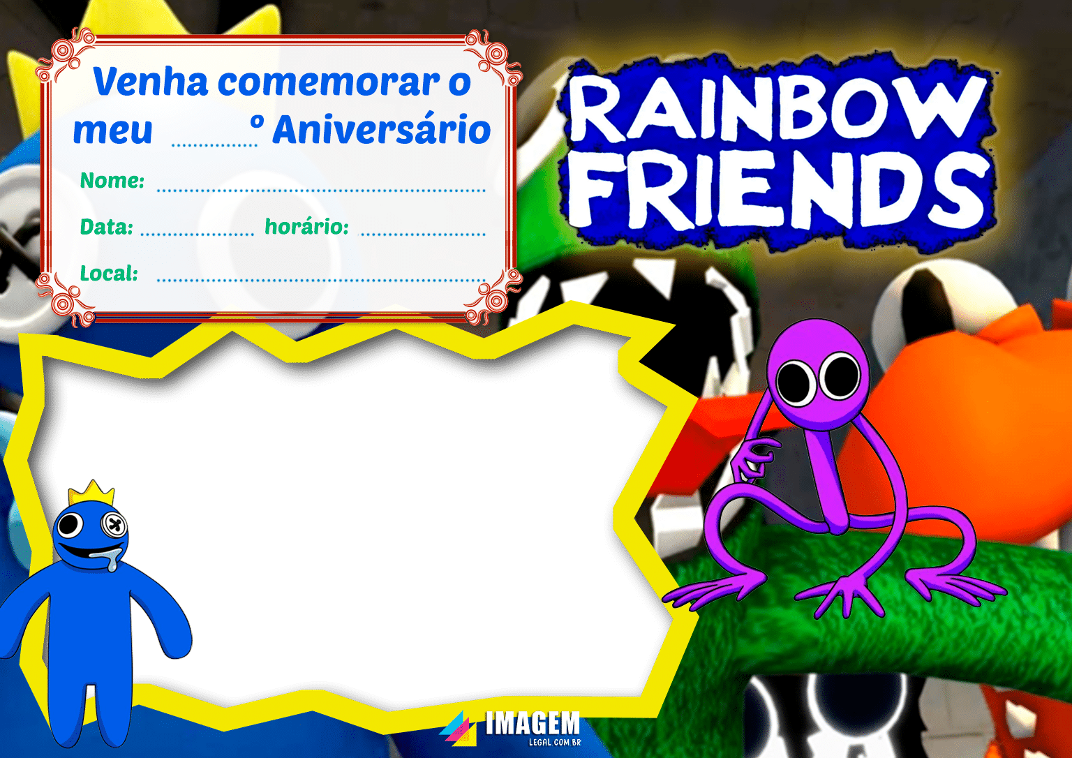 Rainbow Friends PNG Rainbow Friends Roblox PNG