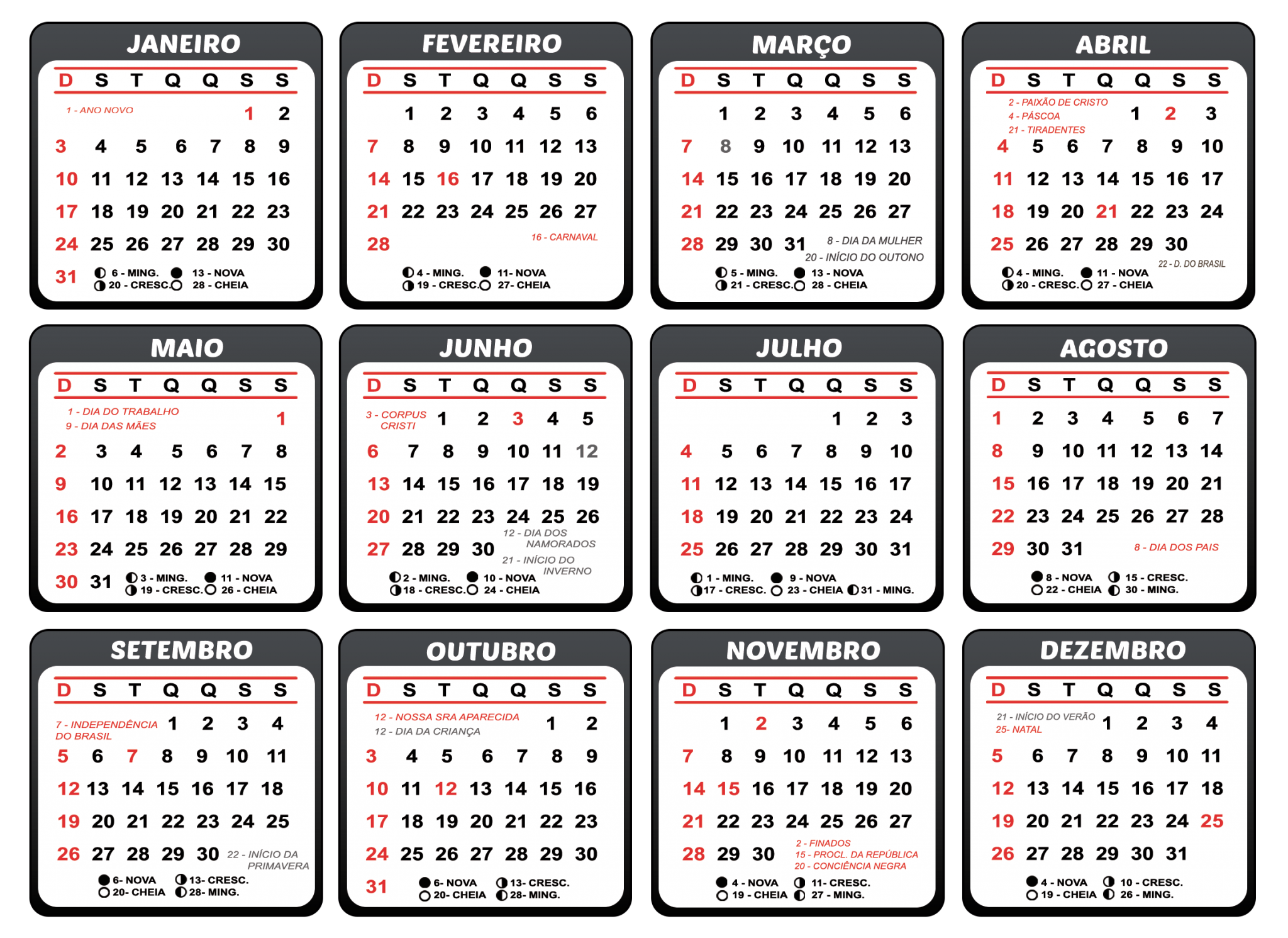 Calendario Imprimir 2021