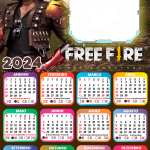 Calendário Minecraft Pocket Edition 2024 Moldura PNG - Digital Grátis