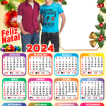 Moldura Calendário 2024 Feliz Natal Roblox PNG - Imagem Legal