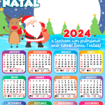 Moldura Calendário 2024 Feliz Natal Roblox PNG - Imagem Legal